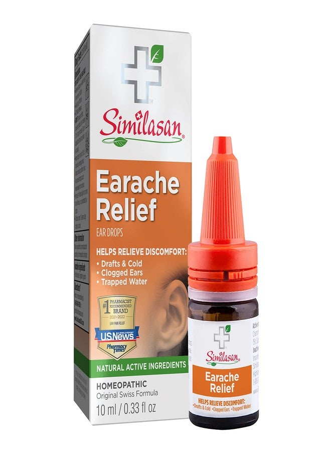 Similasan Earache Relief Ear Drops 0.33 Ounce Bottle, #1 Pharmacist Recommended for Ear Pain - Image 1